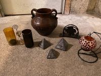 Diverse deko Gegenstände Kerzenhalter, Vase, Pyramiden… Nordrhein-Westfalen - Mechernich Vorschau