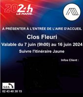 24h Le Mans 2024 Ticket Karte - Camping Clos Fleuri Duisburg - Duisburg-Mitte Vorschau