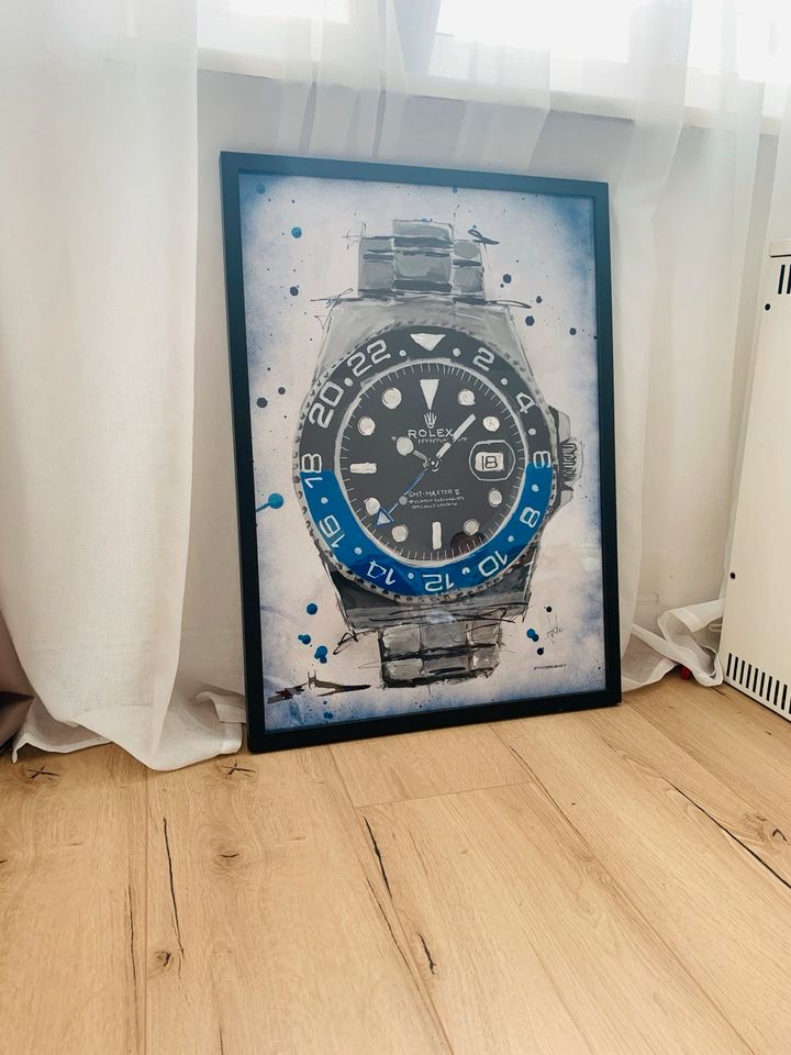 Rolex kunst batman bilder gemälde malerei bild pop art in Schongau