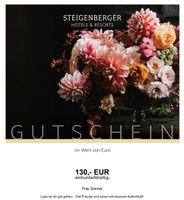 130€ Steigenberger &  Intercity Hotel Gutschein (H Rewards) Niedersachsen - Bispingen Vorschau
