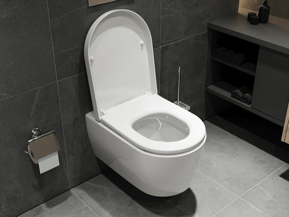 Design Hänge WC Wand WC inkl. Sitz mit Absenkautomatik in Dortmund