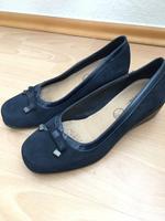 Lasocki  Ballerina Schleife Leder Keilpumps dunkelblau NEUwertig Leipzig - Leipzig, Zentrum-Nord Vorschau