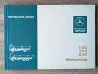 Original Mercedes-Benz LKW Betriebsanleitung 1419 C 1619 C 2219 C Bayern - Regensburg Vorschau