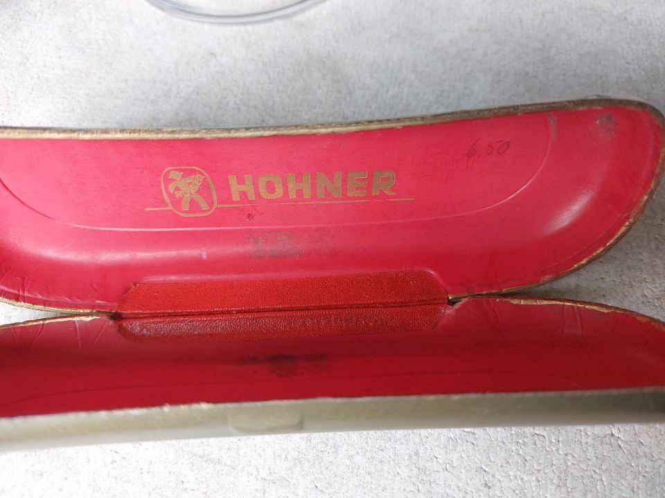 Hohner Camping Mundharmonika Vintage 50er mit Etui in Gerlingen