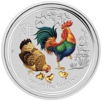 Silbermünzen Lunar II Hahn 2017 Farbe von 0,25 Oz bis 10 oz Nordrhein-Westfalen - Selfkant Vorschau