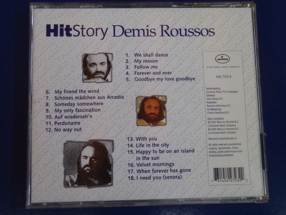 cd demis roussos  hit story  gebr. in Moormerland