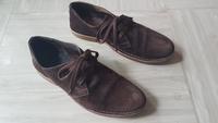 Deichmann Wildleder Schuh Dunkelbraun Gr. 42 Düsseldorf - Holthausen Vorschau