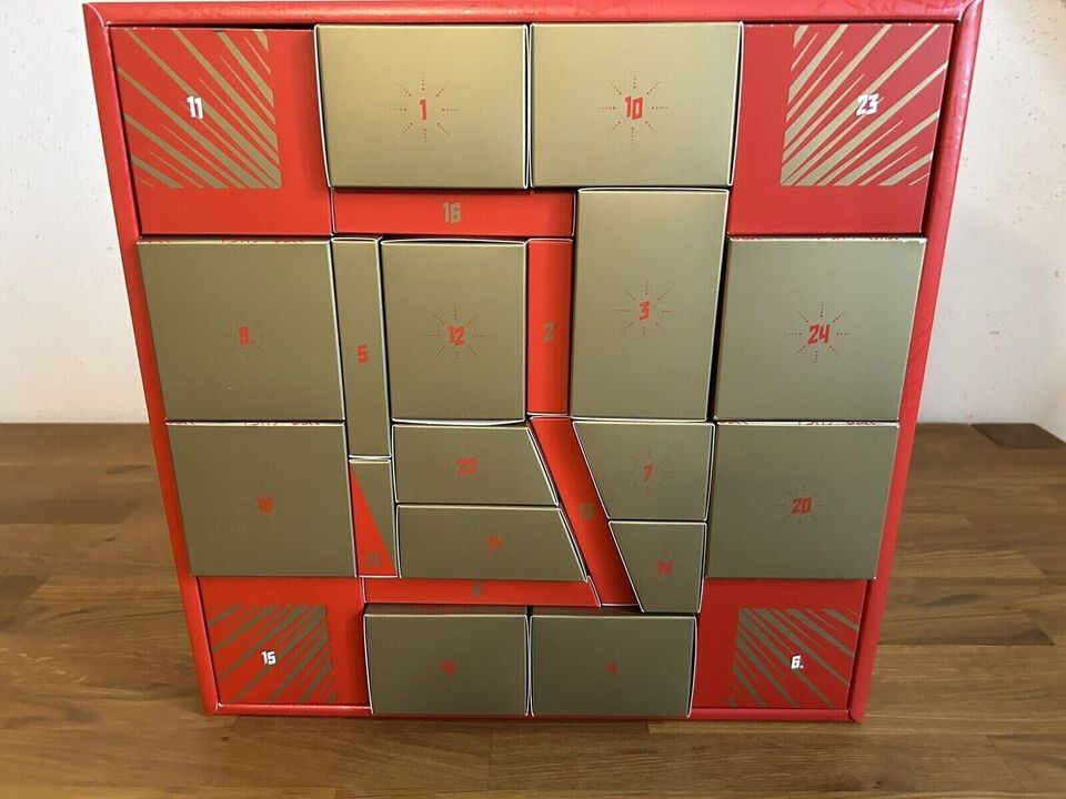 Rammstein Adventskalender 2023 Rot Gold Limited zum befüllen RAMM in Aschaffenburg