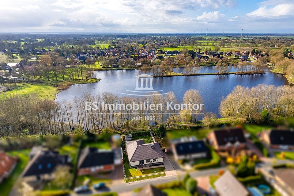 Naturliebhaber aufgepasst, barrierefreies Wohnen für Jung & Alt mit Blick a. d. Hahnentangersee in Rhauderfehn