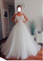 Brautkleid von Sincerity Gr. 34-38 mit Schnürung ivory NP 2.500 € Düsseldorf - Holthausen Vorschau