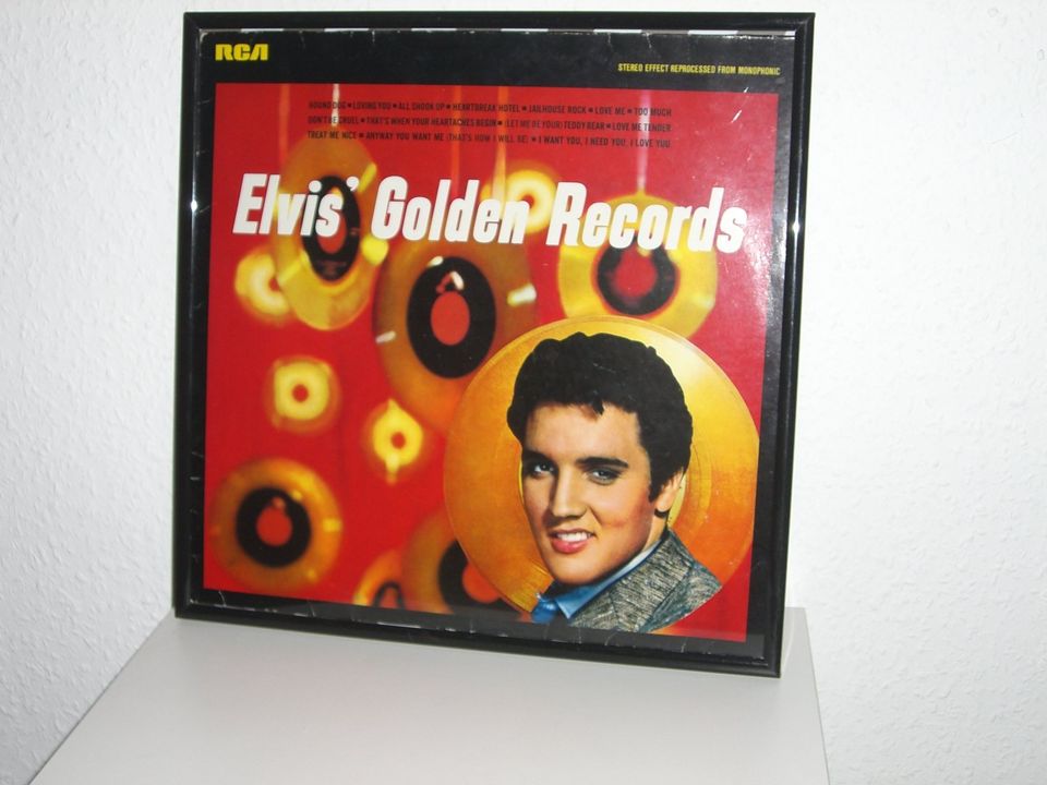 Bild, Deko, Art, Elvis Presley "Elvis' Golden Records" Rockabilly in Frankfurt am Main