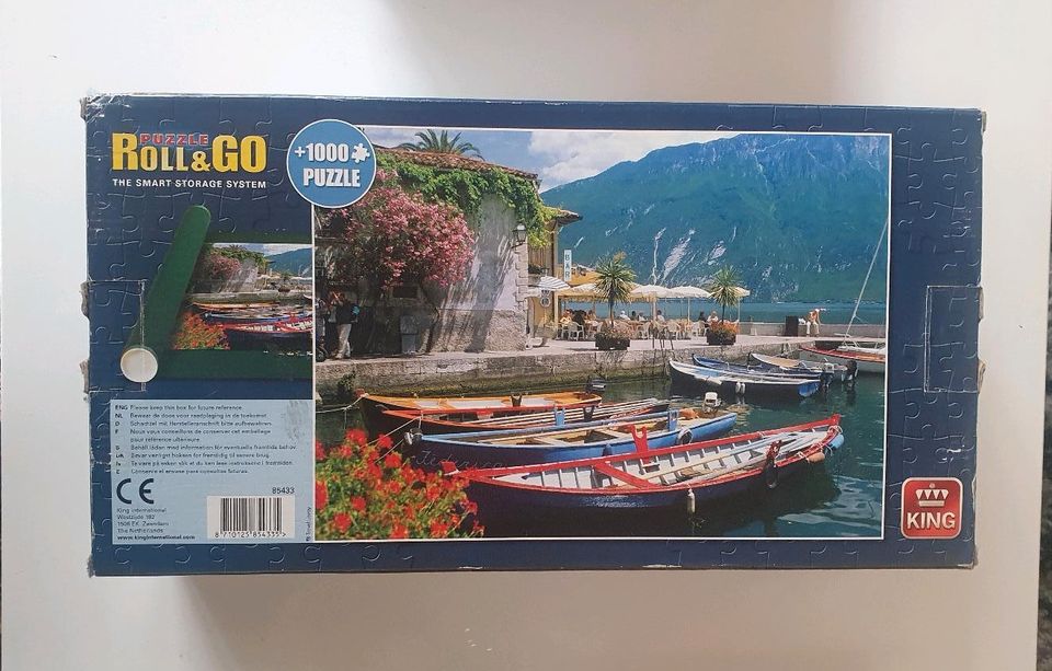 Roll & Go +1000 Teile Puzzle Gardasee Boote Matte King OVP neu in Haltern am See