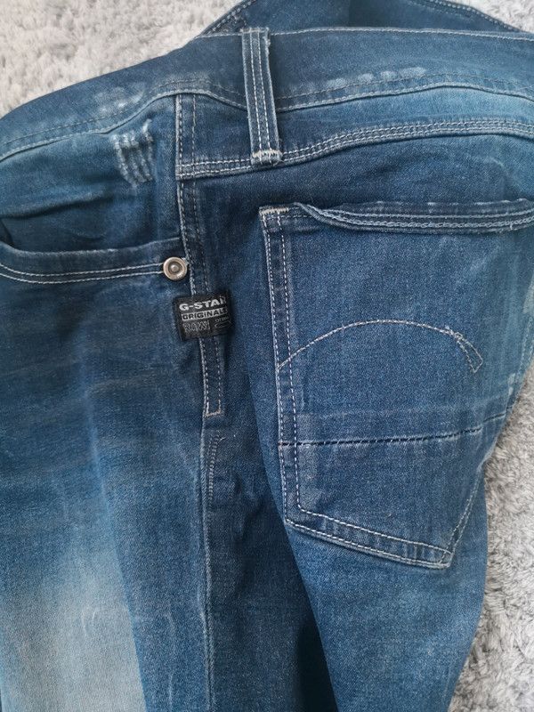 G-Star Damen Slim Fit Jeans mit heller Waschung in Hürtgenwald