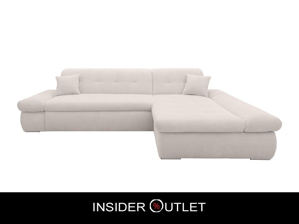 Ecksofa Cord Beige 300x172cm Schlaffunktion Cordsofa Schlafsofa in Köln