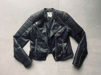 NEU Bikerjacke Kunstleder H&M schwarz 164 XS S 34/36 Lederjacke Bayern - Altdorf bei Nürnberg Vorschau