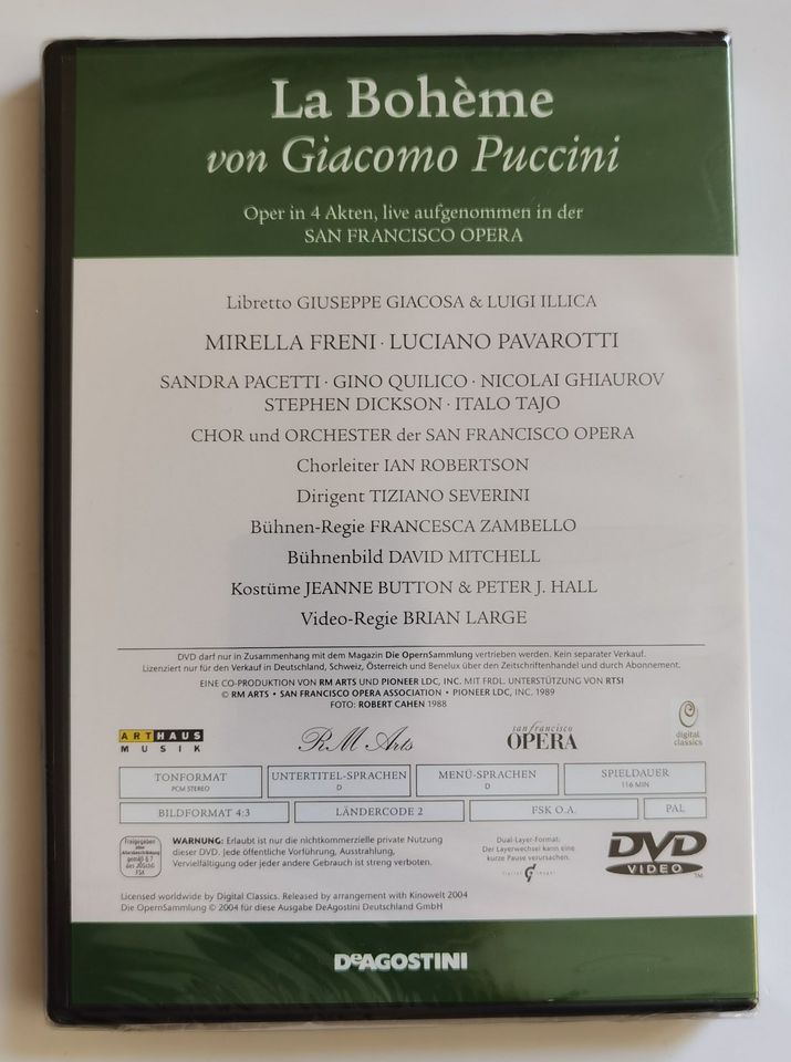 Die OpernSammlung Nr.7 LA BOHEME v. Giacomo Puccini - NEU in OVP in Obertraubling