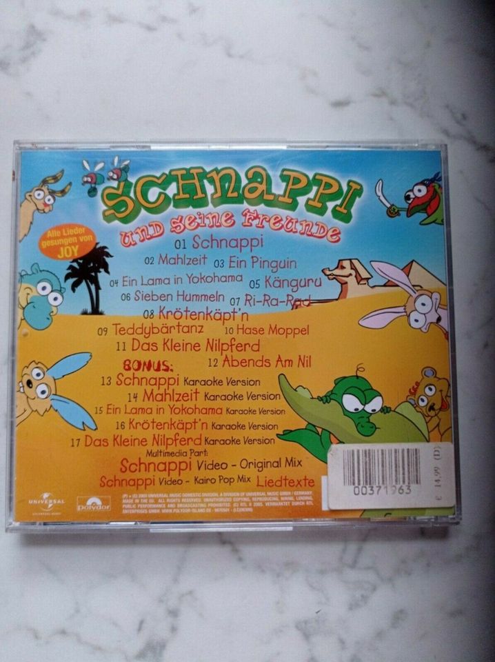 CD's Kinderlieder, Märchen, Barbie, Schnappi in Veilsdorf