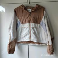 dünne Kurzjacke mit Kapuze only beige/ braun/lila Bayern - Neufahrn Vorschau