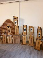 Personalisierte Holzschilder Haustür wohnen Weihnachten Kerzen Niedersachsen - Stuhr Vorschau