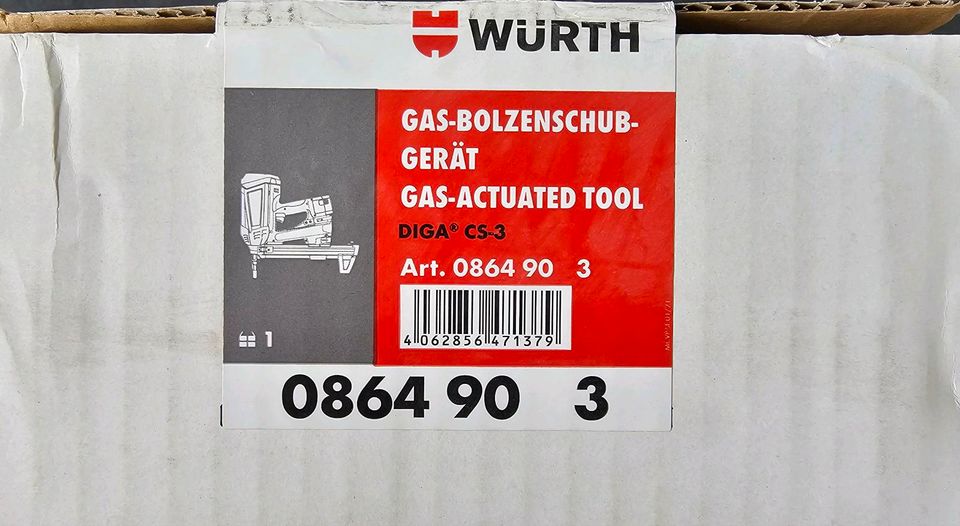 Würth Bolzenschubgerät DIGA CS-3   NEU OVP in Leubsdorf