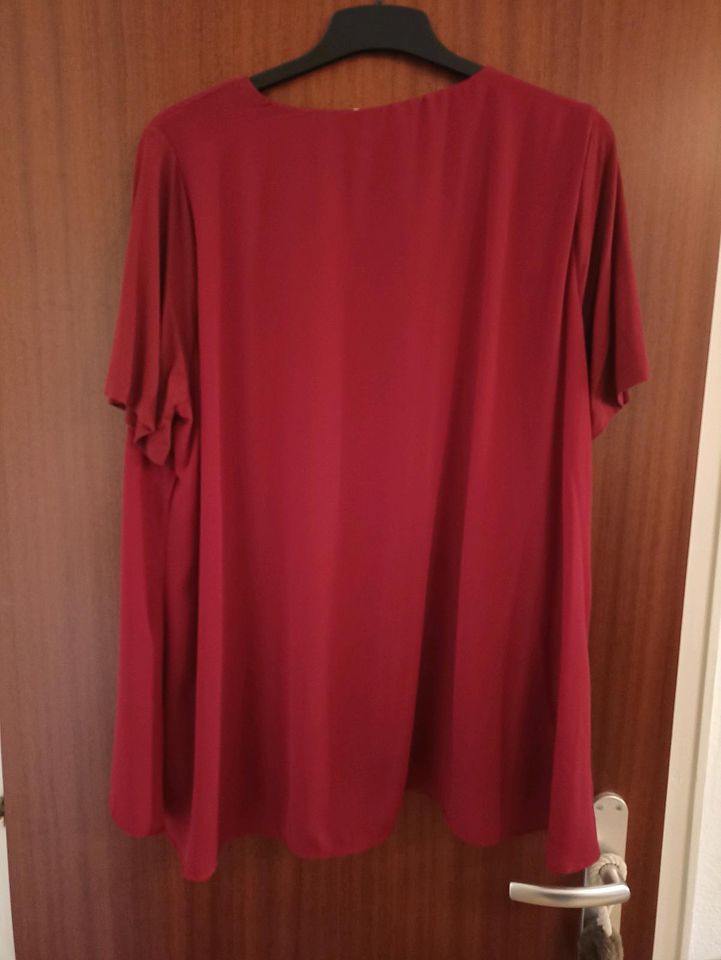 Sheego Blusenshirt mit Chiffon Rubinrot Größe 50 Neuwertig in  Schleswig-Holstein - Norderstedt | eBay Kleinanzeigen ist jetzt  Kleinanzeigen