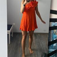 Schulterfreies Kleid orange Nordrhein-Westfalen - Meinerzhagen Vorschau