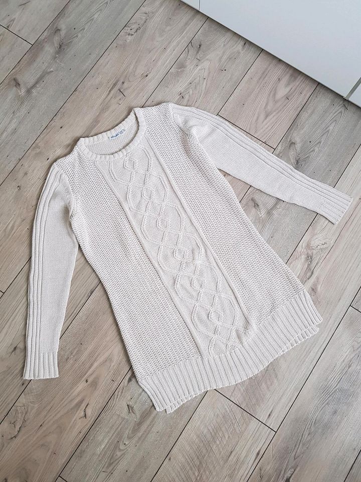 Strickkleid Longpulli Gr. S 36 / 38 Kleid beige in Ganderkesee