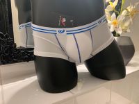 Lycra Shorts Boxer Underwear Gr. L/M weiß/blau Köln - Ehrenfeld Vorschau