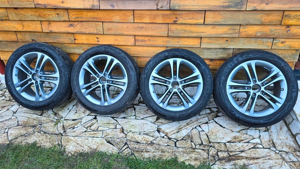 4x 17 Zoll Mercedes Alufelgen W177 W247 C118 + 205/55R17 in Kiel