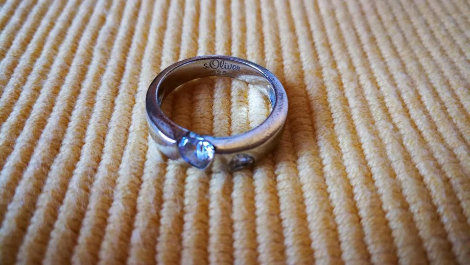 s.Oliver - Fingerring, 925 Silber, Durchmesser ca. 1,2 cm in Thüringen -  Bad Sulza | eBay Kleinanzeigen ist jetzt Kleinanzeigen