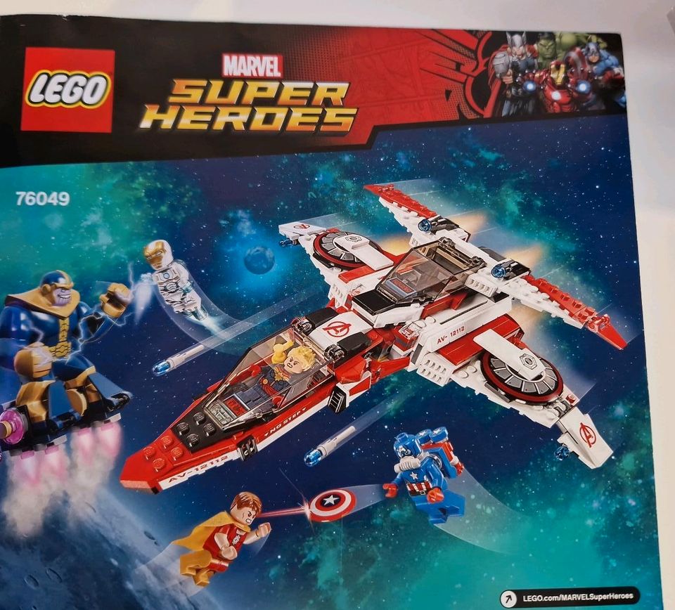 Lego 76049 Avenjet Weltraummission Avengers Captain America❤️TOP in Osterby bei Medelby