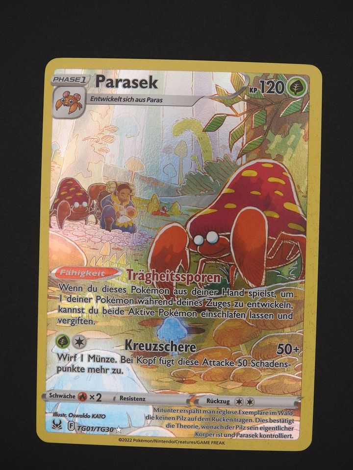 Pokemon Karte Parasek TG01/TG30 verlorener Ursprung in Bad Krozingen