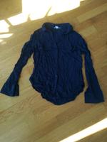H&M Bluse Gr. 36 / S Dunkelblau Viskose München - Hadern Vorschau