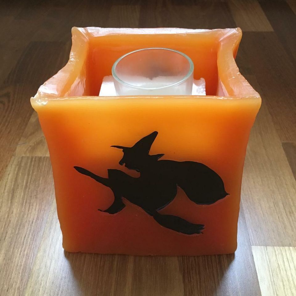 Halloween Hexen Kerze  Witch Kerze 13 x 15 x 11 cm in Kassel