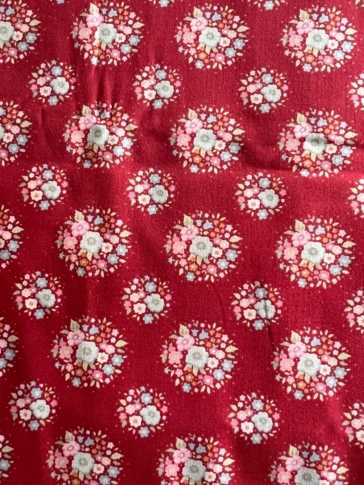 Tilda Stoff Quilt Collection Carmine red 0,5 x 1,1 m in Edemissen