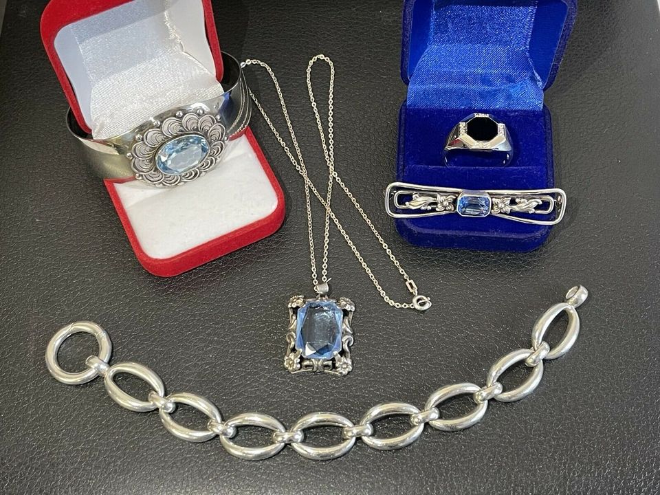 Silber Schmuck 925 Set Collier Halskette Armband Armreif Brosche in Berlin  - Schöneberg | eBay Kleinanzeigen ist jetzt Kleinanzeigen
