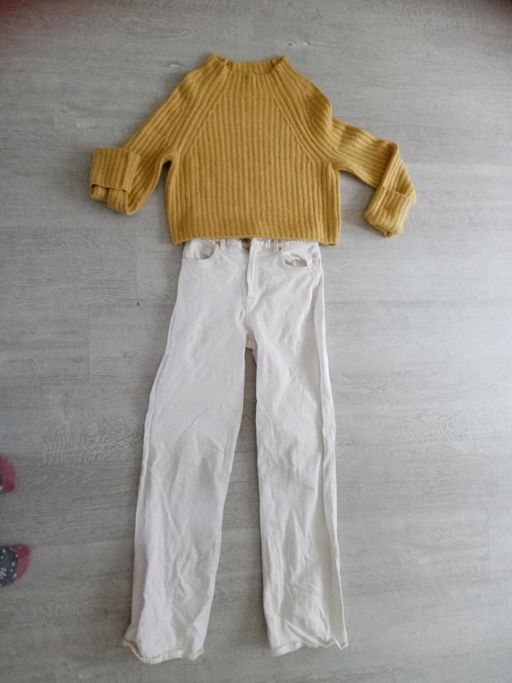 Monkl Kurz- Pulli Shirt senf  farben 36 /38 M in Witten