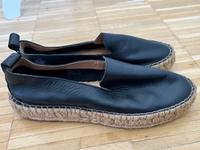 H&M Espadrilles Slipper Plateau Leder Schwarz 38 Rodenkirchen - Sürth Vorschau