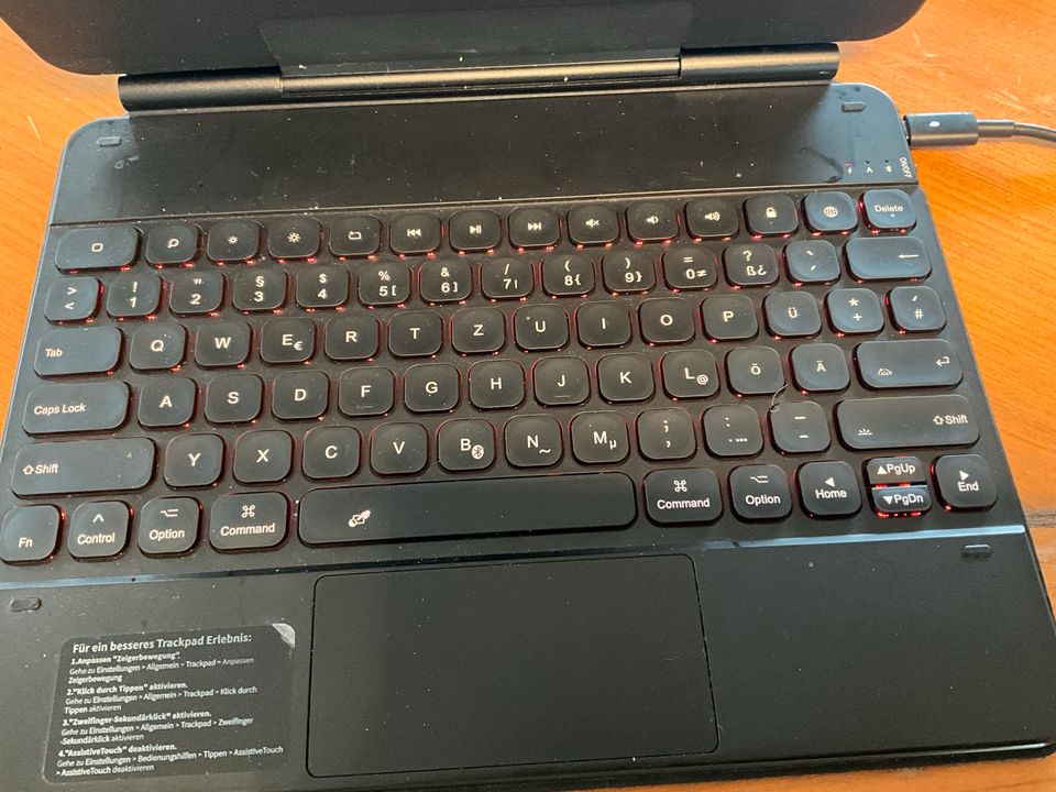 Dracool Magic Keyboard Ipad 12,9 Mehrfarbich Bloutuooth USBC in Homburg