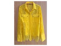 Guess Marciano Bluse, Gr. M, gelb, Spitze, Neu Nordrhein-Westfalen - Kerpen Vorschau