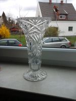 Vase Bleikristall geschliffen und graviert 27 cm Vintage Bayern - Gauting Vorschau