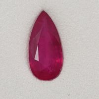 Echter fac. Rubin Tropfen beh. ( 4,09 Carat ) 15 x 7 mm / in Box Nordrhein-Westfalen - Recklinghausen Vorschau