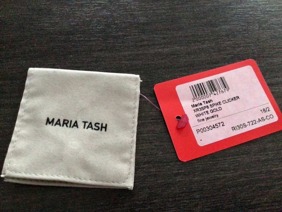 MARIA TASH Weißgold 8mm Triple Short Spike Clicker Ohrring 344€ in Lüneburg