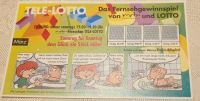 Abrafaxe Tele-Lotto Schein März 1997 Sachsen (unbenutzt) Thüringen - Greiz Vorschau