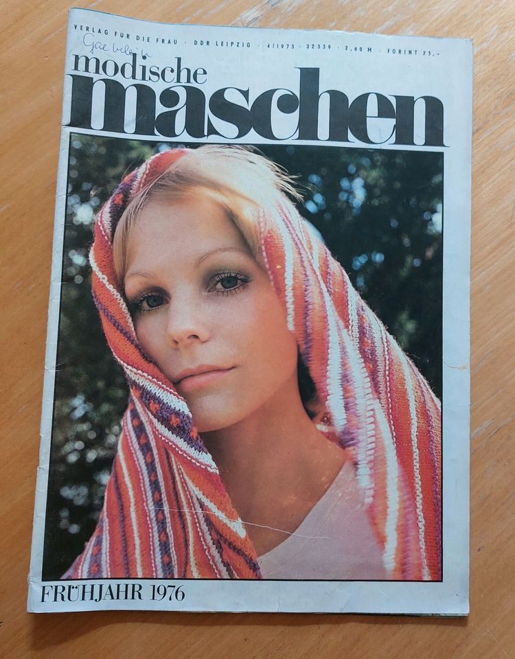 Modische Maschen DDR Modezeitschrift in Querfurt