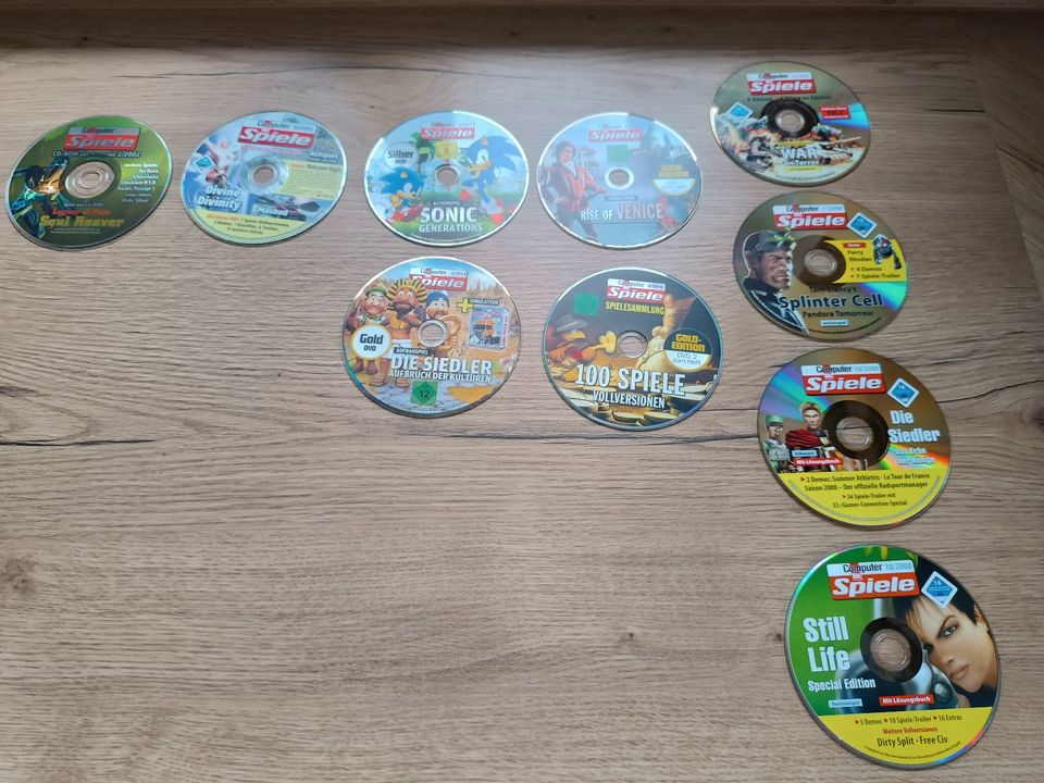 Computer Bild Spiele–nur CD  2002,2005,2008.2014,2016 in Veilsdorf