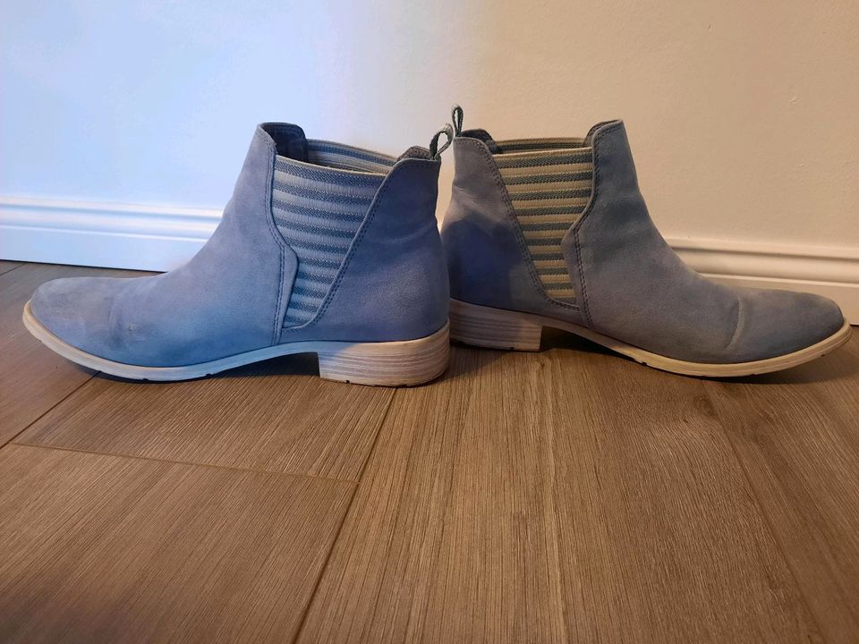 MARCO TOZZI Stiefeletten, Gr. 41, blau in Prisdorf