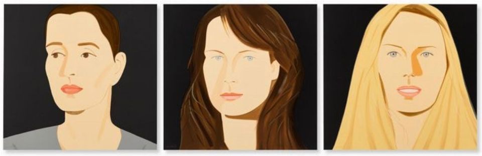 Alex Katz - Three Portraits 2012 in Essen-Margarethenhöhe