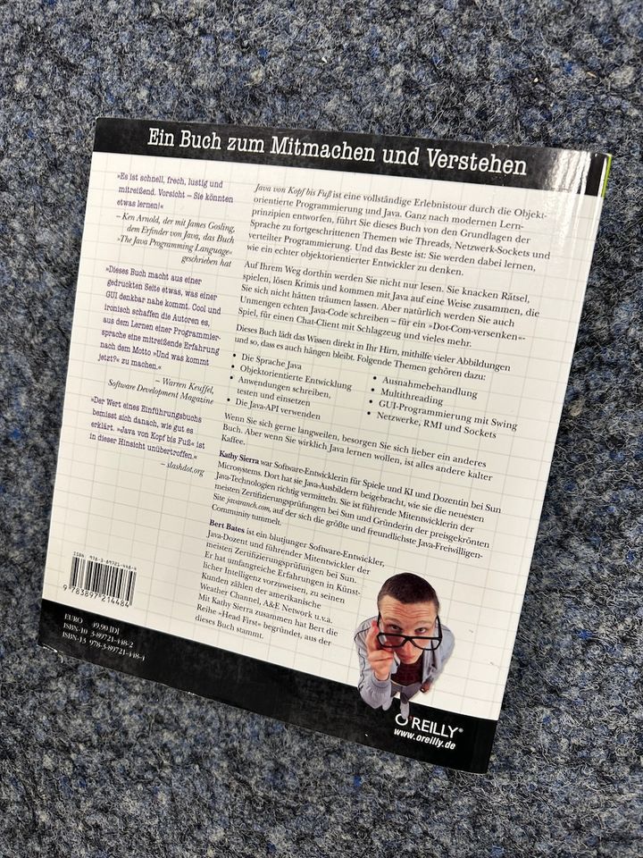 Java von Kopf bis Fuß (O'Reilly) - Buch IT Studium in Regenstauf