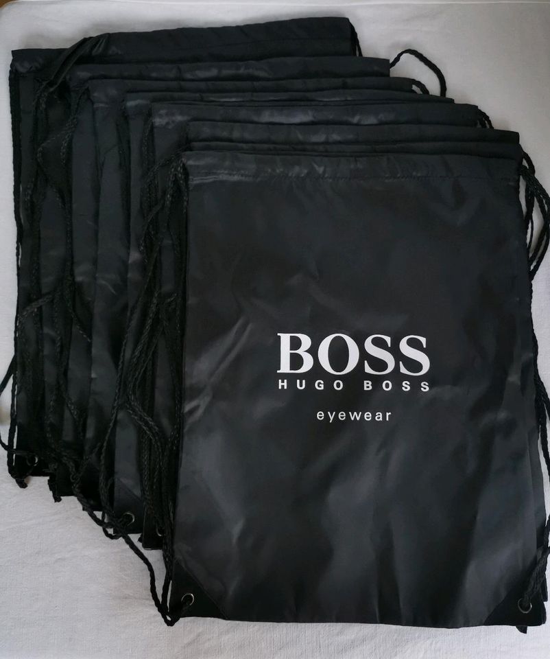 Hugo boss shop drawstring bag